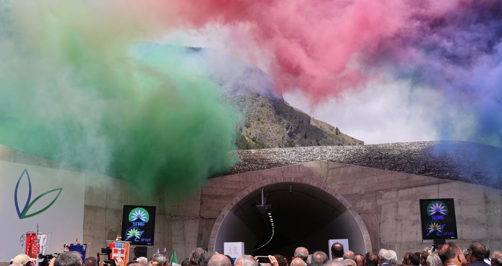 inauguration du second tube du tunnel du Fréjus