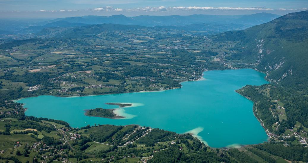 Vue du lac d'Aiguebelette