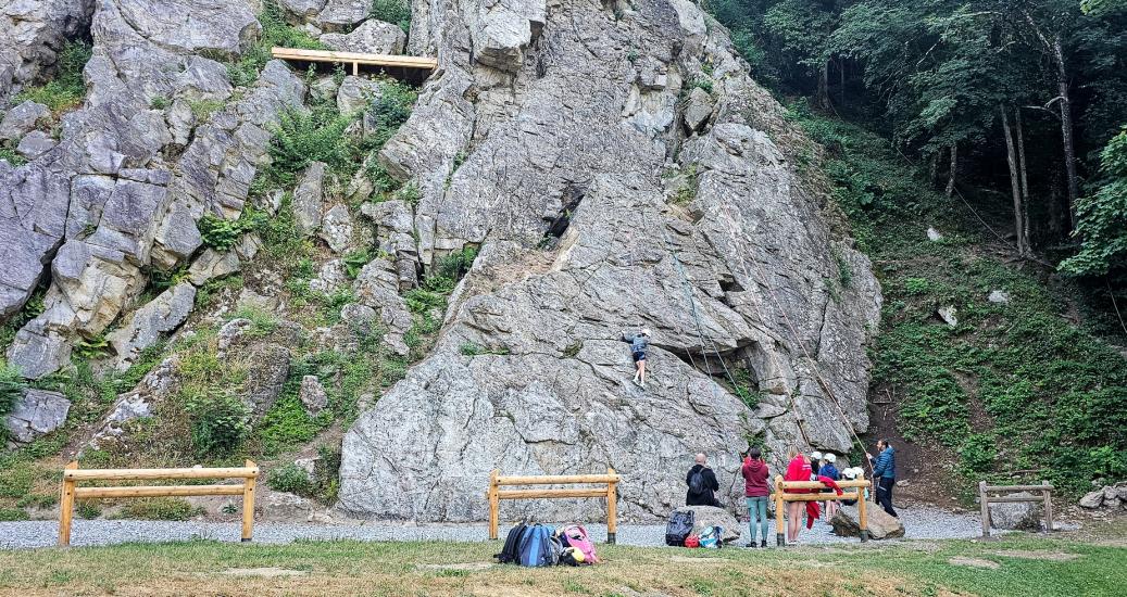 La falaise du Fayet
