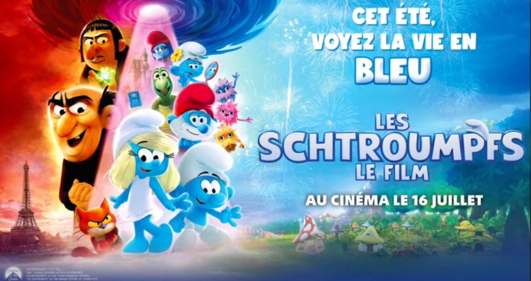 Affiche Schtroumpfs 2025 2