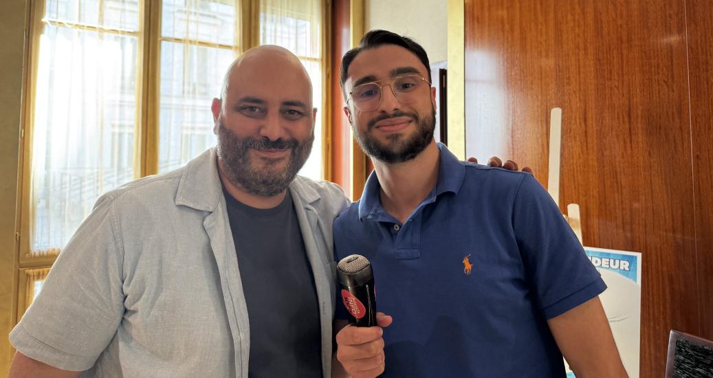Jérôme Commandeur au micro d'Autoroute Info