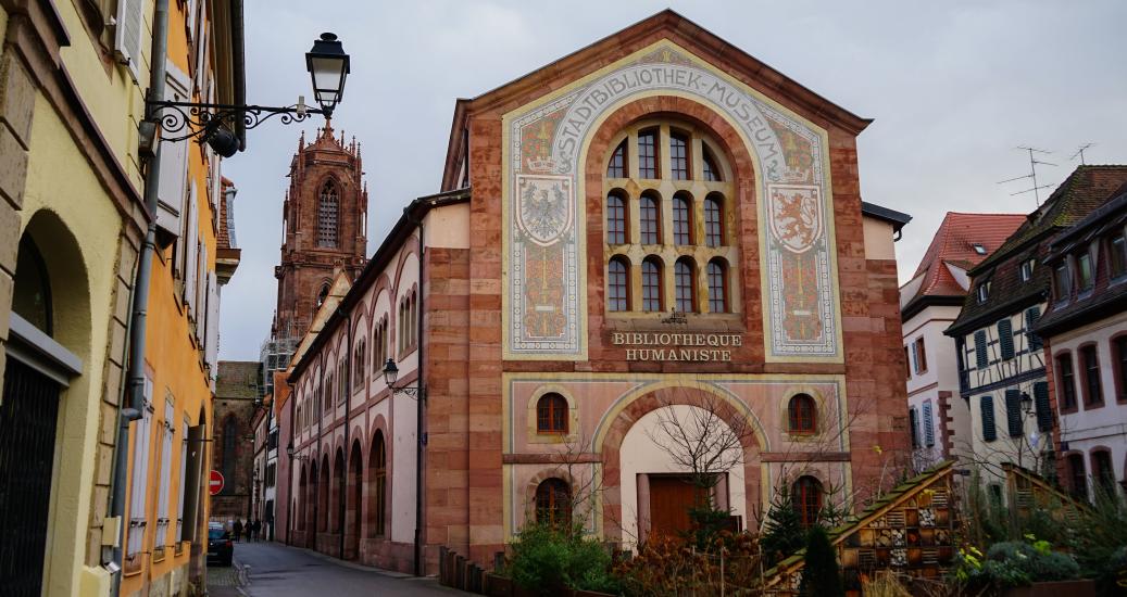 Sélestat bibliothèque humaniste et rue