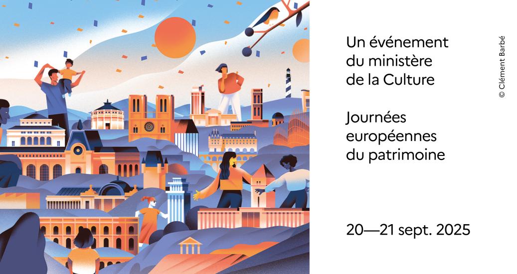 affiche journées européennes patrimoine 2025