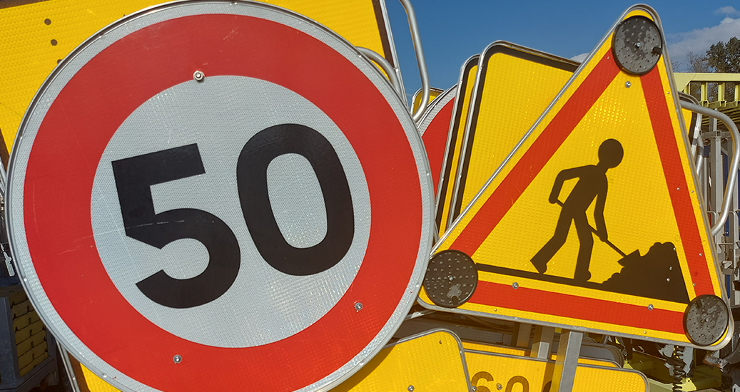 © Géraldine Milliat pour Autoroute INFO _ Panneaux 50 et Travaux