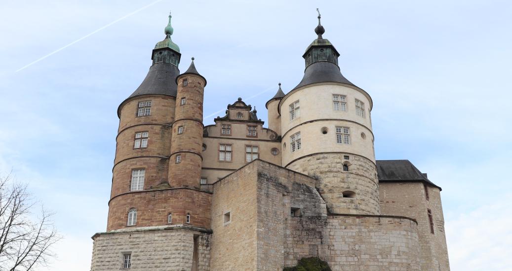 Le château de Wurtemberg, monument historique de Montbéliard. 