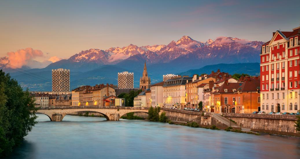 Ville de Grenoble en Isère