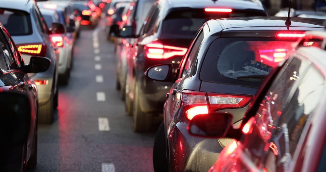 voiture dans un bouchon