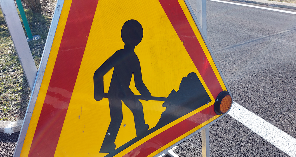 Panneau Travaux (1) _ © G. Milliat pour Autoroute INFO