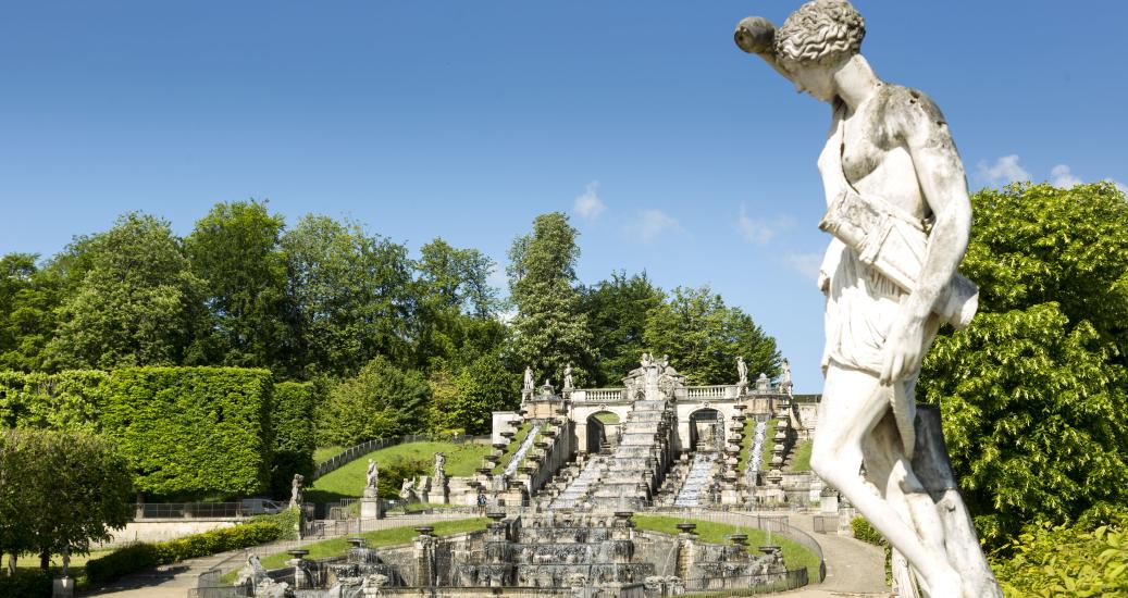 Domaine national de Saint-Cloud, la Grande Cascade en eau © Eric Sander - CMN