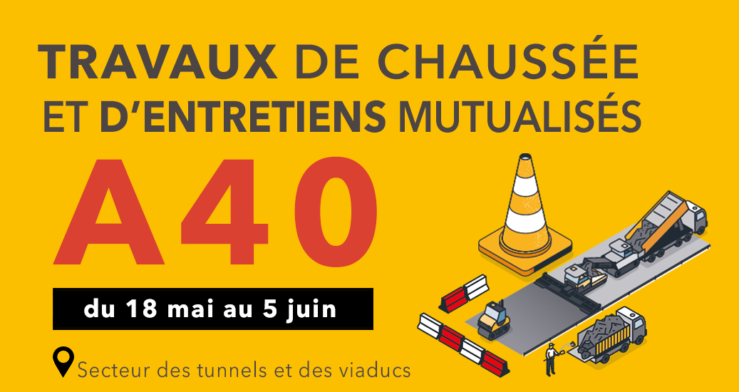 Bandeau travaux mutualisés A40