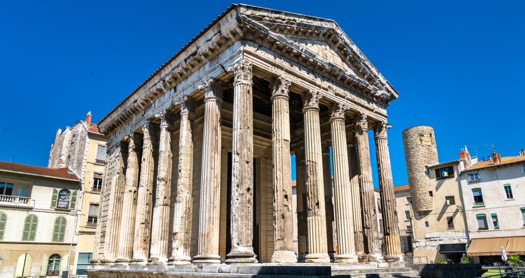 Le temple d’Auguste et Livie à Vienne (Isère)