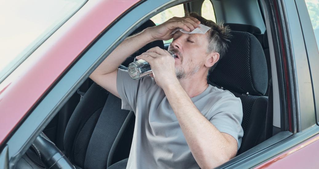 Canicule et chaleur en voiture