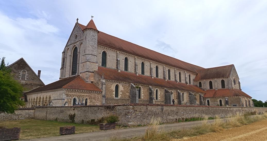 L'abbaye de Pontigny dans l'Yonne
