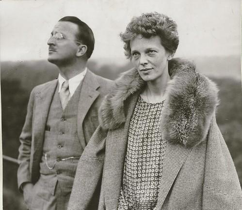 Amelia Earhart et son époux, George Putnam