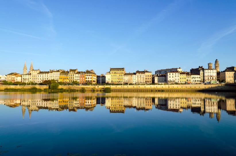 Les quais de Saône à Mâcon