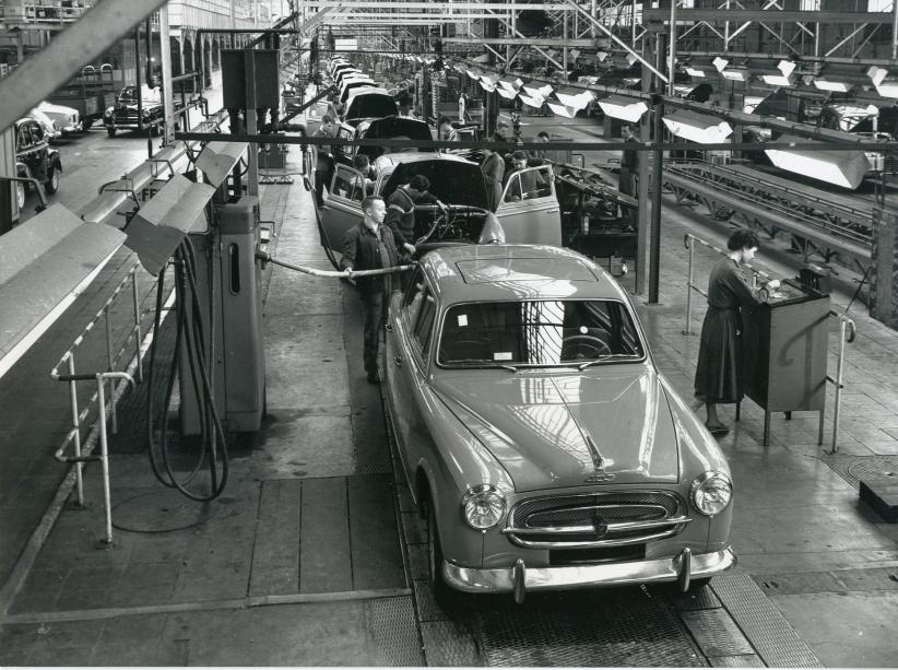 Fabrication Peugeot 403 (1955-1958)