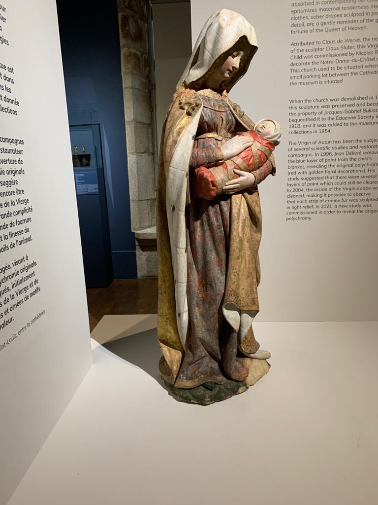 Vierge à l'enfant, dite Vierge Bulliot, attribuée à Claux de Werve 