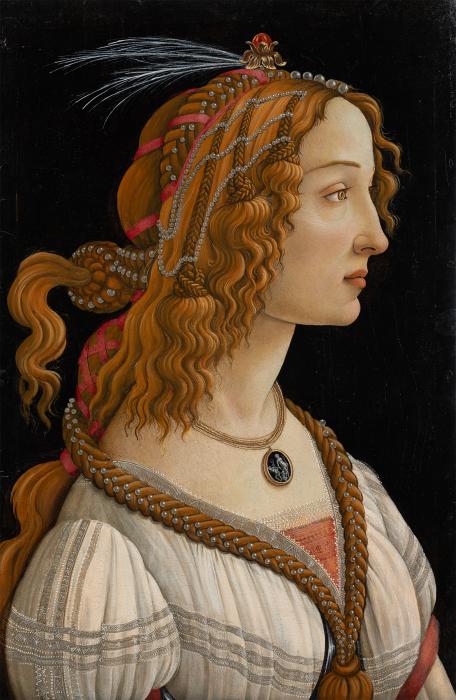 Botticelli Figure allégorique dite La Belle Simonetta