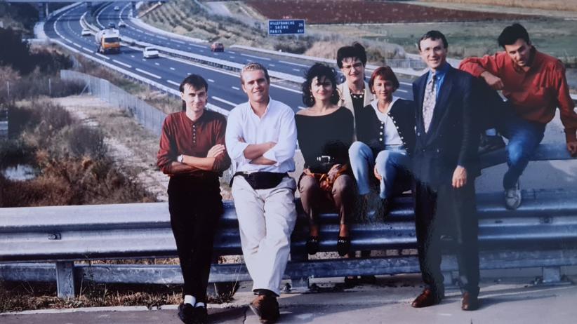 L'équipe d'Autoroute INFO 1993