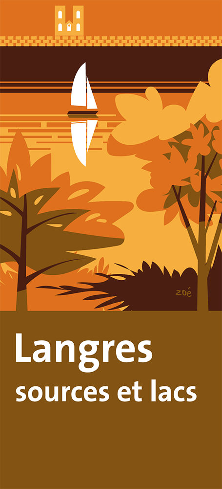 Langres source et lac - Illustration Zoé