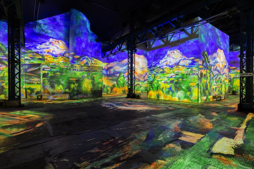 Expo Cézanne à l'atelier des lumières à Paris - 2