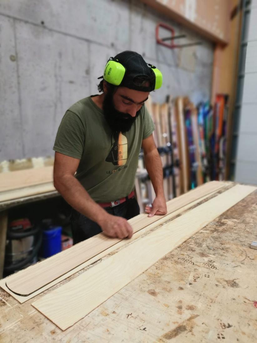 Fabrication skis