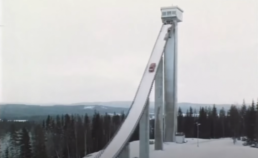 Capture écran tremplin ski