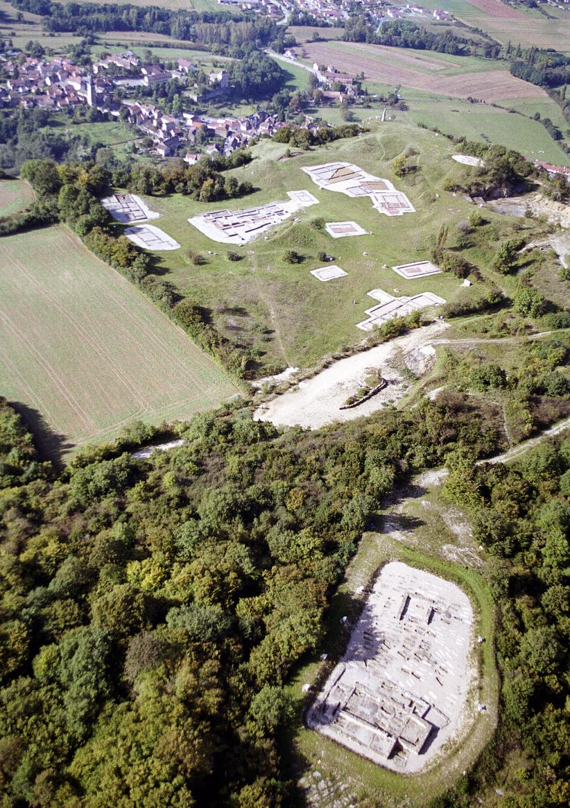 Vue aérienne site