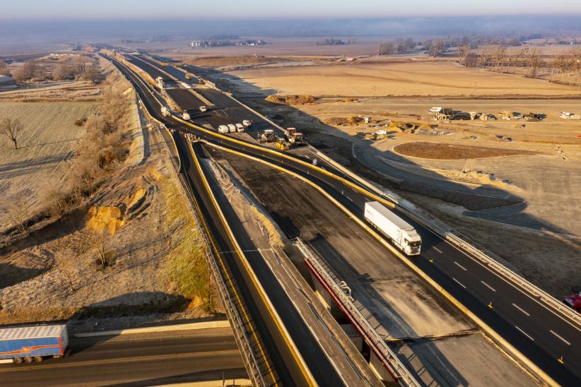 Chantier A79 - vue de haut