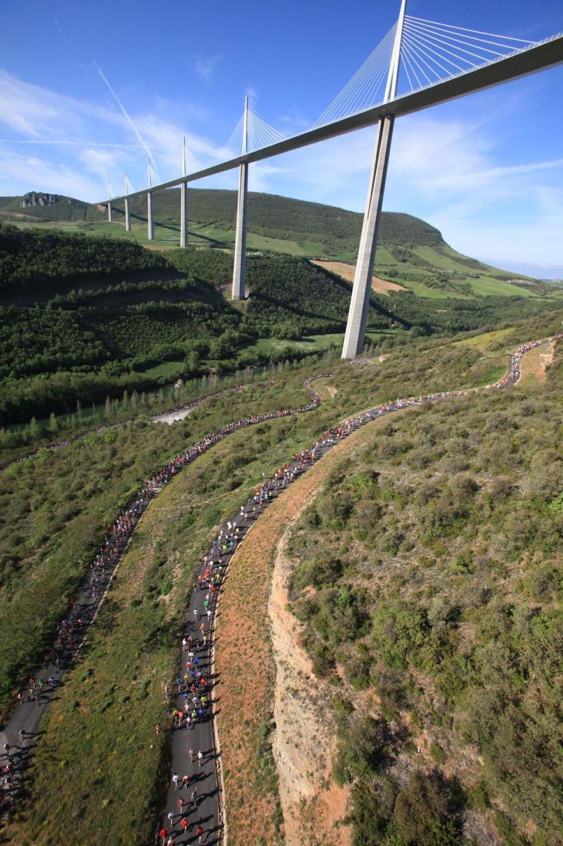 Course viaduc de Millau