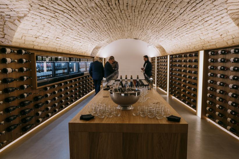 La cave de la cité de la gastronomie et du vin de Dijon