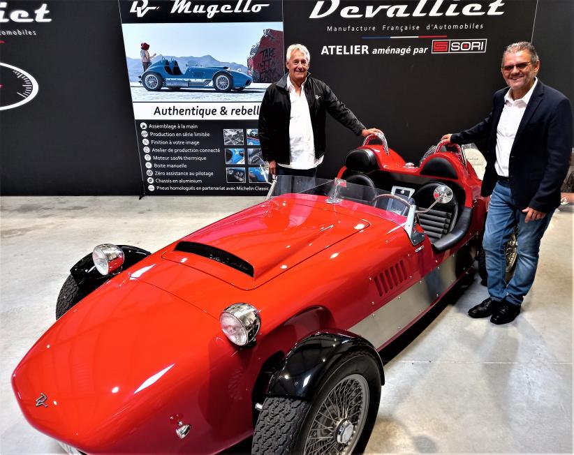 Gilbert Dognon et Hervé Valliet, les dirigeants de Devalliet automobiles