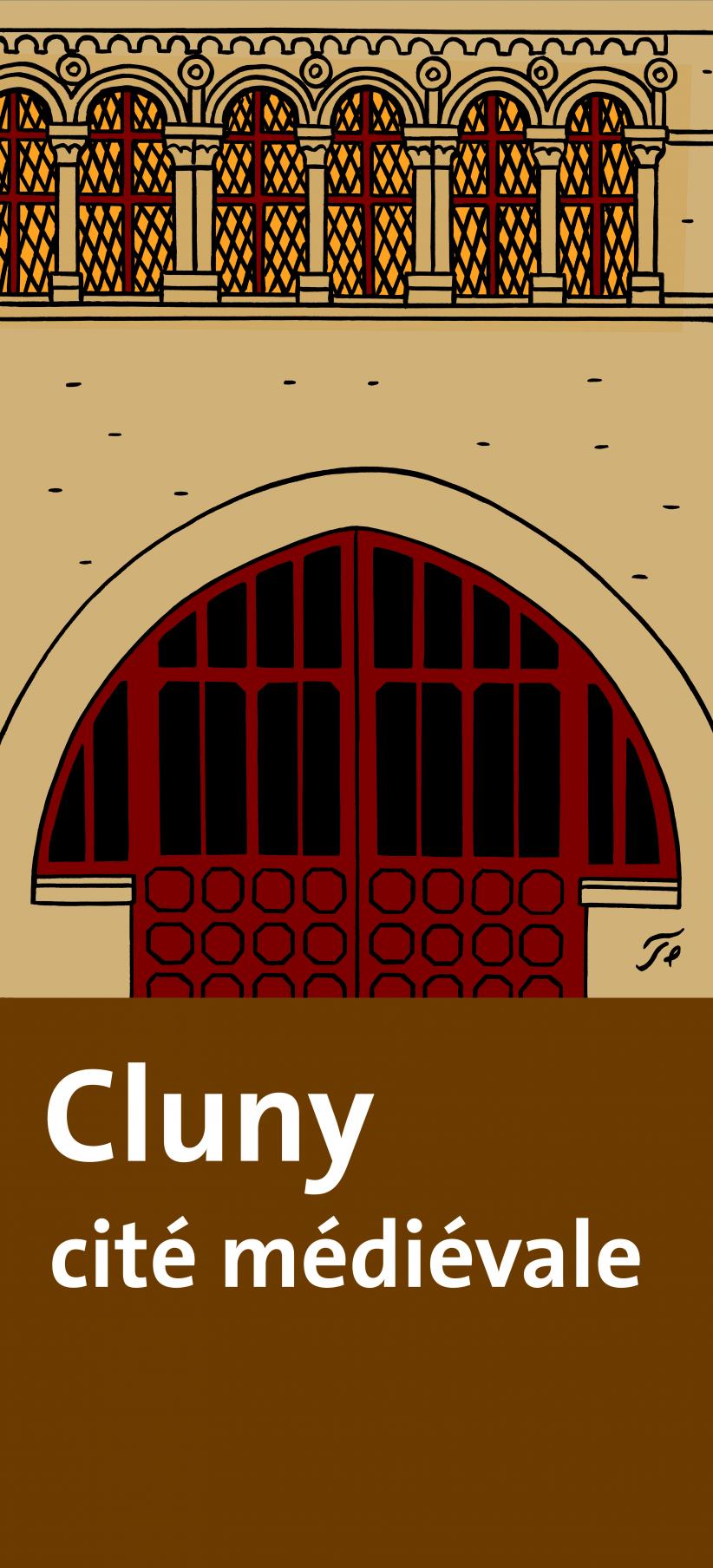 Cluny Cité médiévale panneau entier