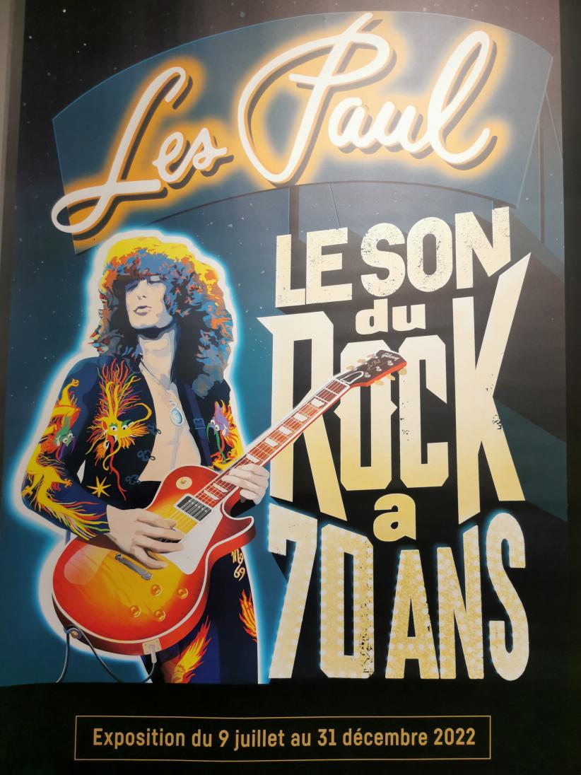 flyer des 70 ans de la Les Paul