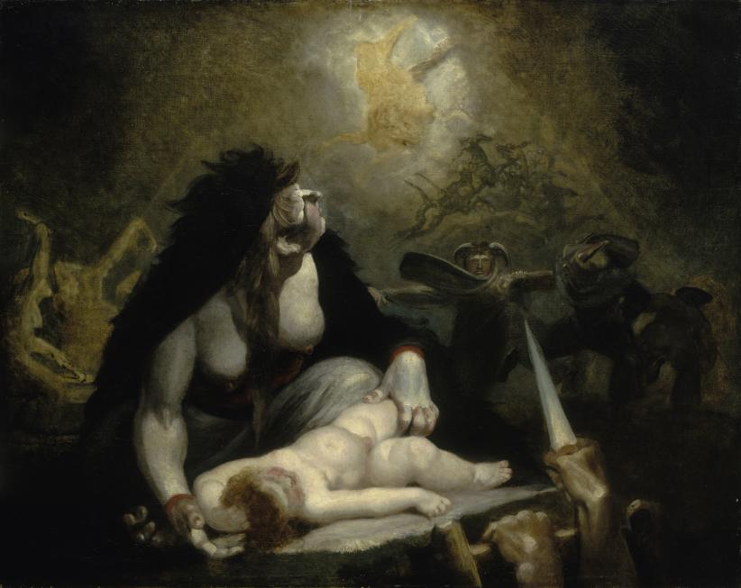 La sorcière de la nuit rendant visite aux sorcières de Laponie