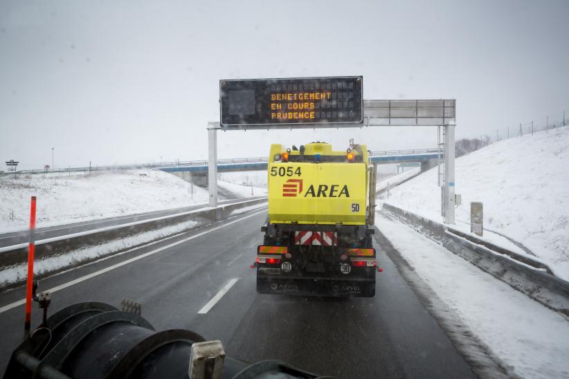 Déneigement sur les voies Viabilité