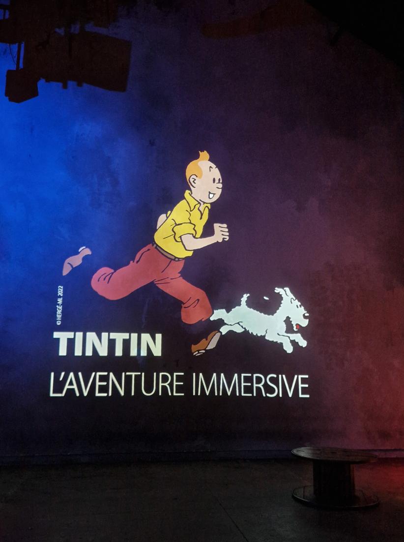 Exposition "Tintin l'aventure immersive"