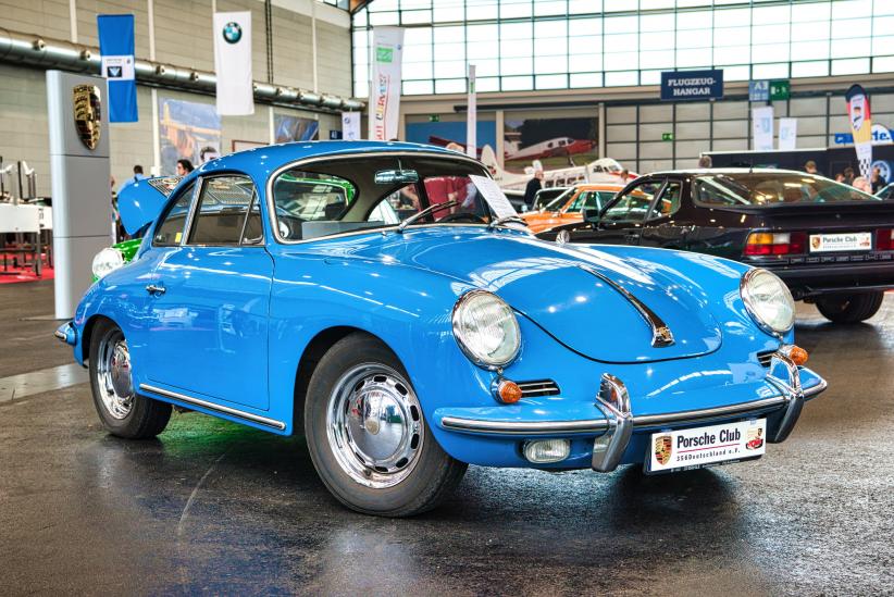 Porsche 356 bleue