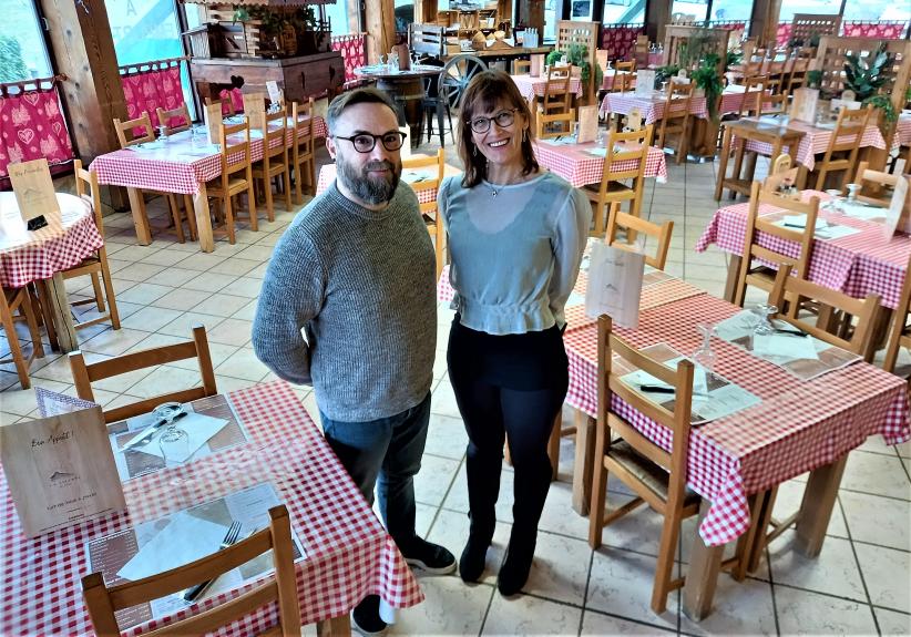 Yann Verel et son assistante, Angélique Charmasson