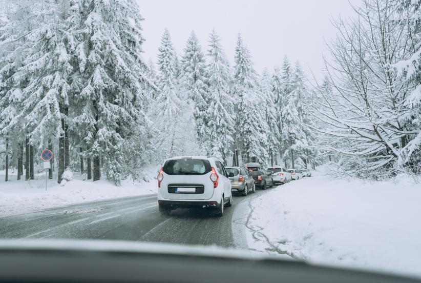 Sur la route des stations de ski