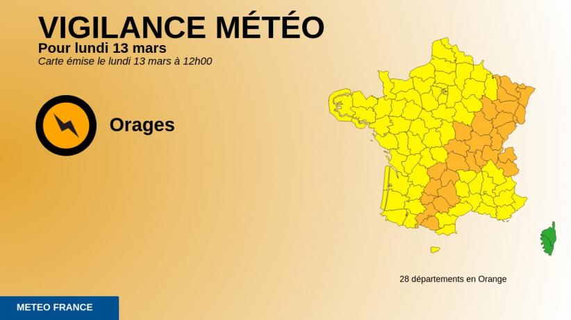 Vigi météo France 13/03/23 midi