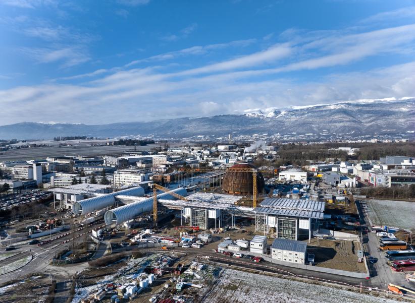 Vue CERN drone