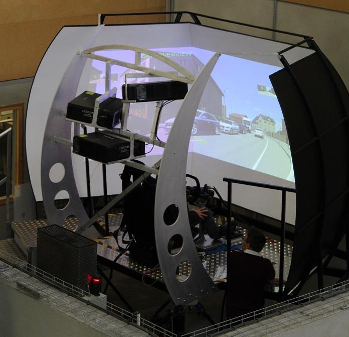 simulateur de véhicule autonome