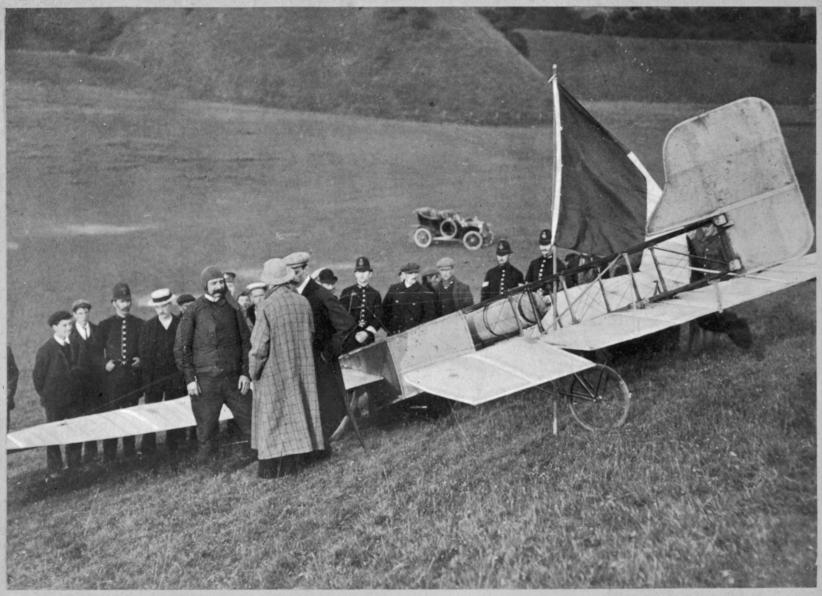 Atterrissage de Blériot