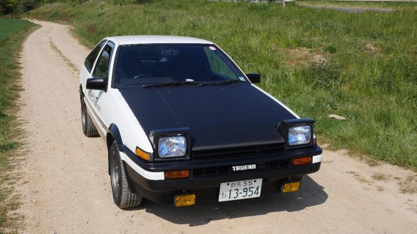 Réplique de la Toyota AE86 d'Initial D par Quentin Simon
