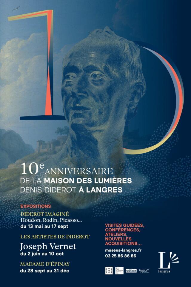 Affiche 10 ans Maison des Lumières