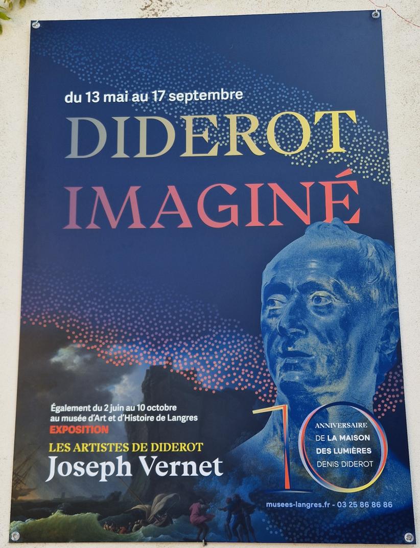 Affiche Diderot Imaginé sur un mur