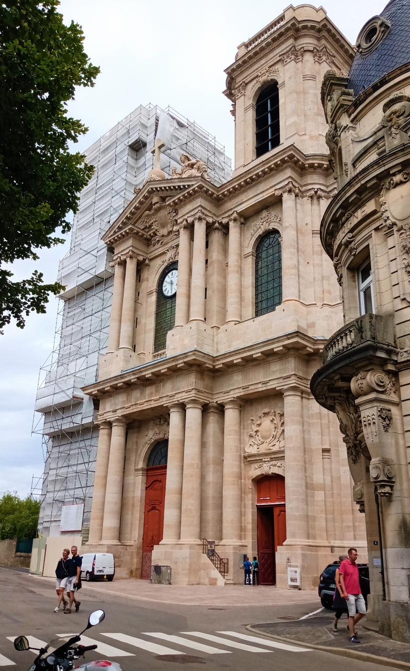 façade cathédrale Langres, Haute-Marne