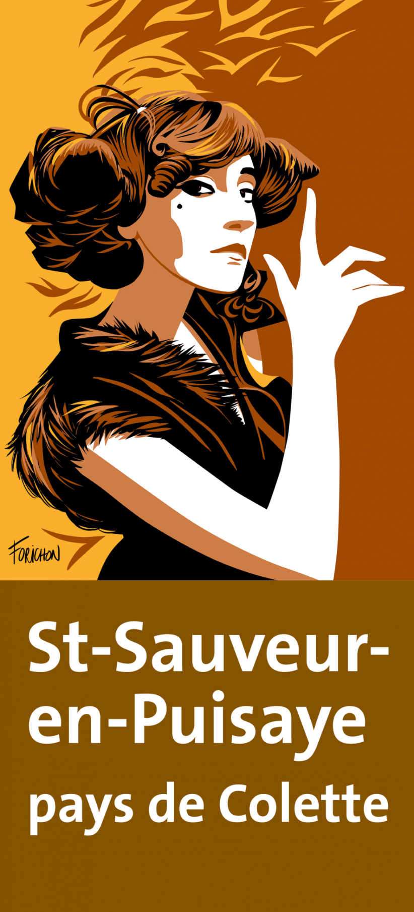 Panneau Colette Saint-Sauveur en Puisaye