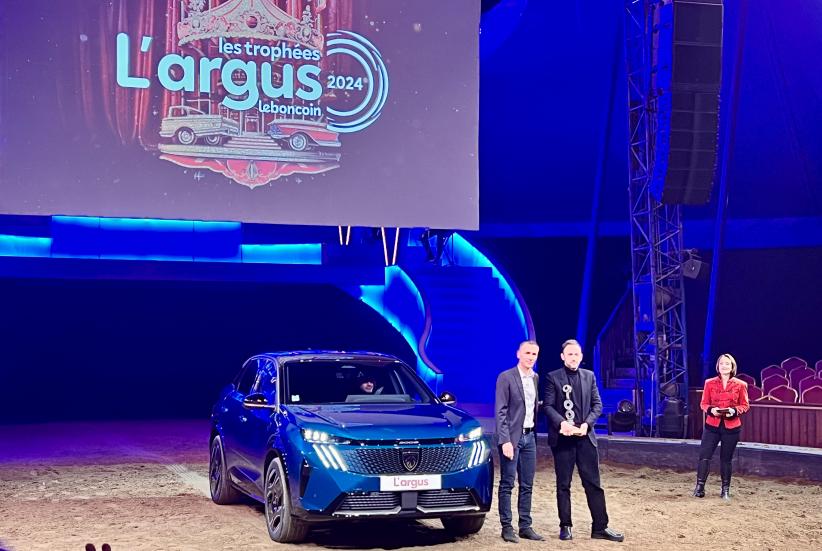 Peugeot 3008 voiture de l'année aux Trophées de l'Argus